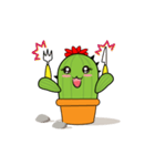 Black Sharp Cactus（個別スタンプ：13）