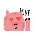 Hello cute piggy（個別スタンプ：2）