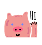Hello cute piggy（個別スタンプ：12）