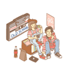 So many people（個別スタンプ：14）
