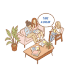So many people（個別スタンプ：38）