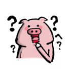 ゆるい豚さん（個別スタンプ：25）