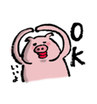 ゆるい豚さん（個別スタンプ：35）