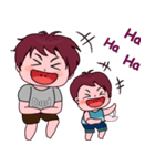 Dad and Mon (English version)（個別スタンプ：5）