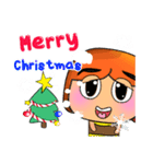 Raka Maku.17Merry Christmas.（個別スタンプ：9）