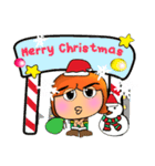 Raka Maku.17Merry Christmas.（個別スタンプ：16）