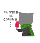 Lonely gray cat（個別スタンプ：22）