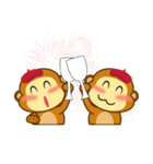 Always Having Fun Monkeys_10（個別スタンプ：13）