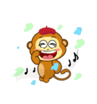 Always Having Fun Monkeys_10（個別スタンプ：15）