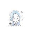 ごくごく普通の女の子シリーズ No.1（個別スタンプ：3）