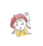 ごくごく普通の女の子シリーズ No.1（個別スタンプ：7）