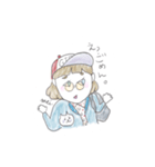 ごくごく普通の女の子シリーズ No.1（個別スタンプ：8）