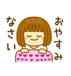 【てつこ】さんが使う女の子のスタンプ（個別スタンプ：10）