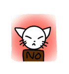white caty（個別スタンプ：7）