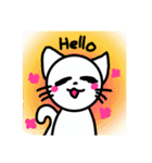white caty（個別スタンプ：10）