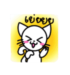 white caty（個別スタンプ：12）