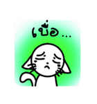 white caty（個別スタンプ：14）