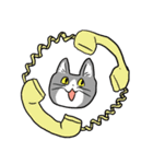 電話猫2（個別スタンプ：25）