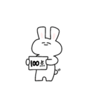 さとりうさぎ。（個別スタンプ：32）
