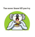 Koala family's chats(1)(English)（個別スタンプ：35）