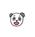 emoji of panda（個別スタンプ：3）