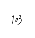 便利な数字スタンプ（個別スタンプ：11）