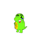 Little Dragon Girl Daily life（個別スタンプ：4）