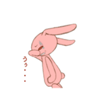 お調子者ピンクウサギ（個別スタンプ：19）