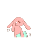 お調子者ピンクウサギ（個別スタンプ：33）