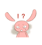 お調子者ピンクウサギ（個別スタンプ：34）