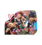 3人娘と愉快な弟たち（個別スタンプ：1）