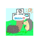 ハリネズミ学部第2弾（個別スタンプ：4）