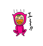 ピンクタイツ女子（個別スタンプ：6）