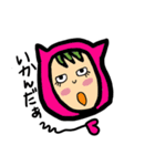 ピンクタイツ女子（個別スタンプ：21）