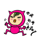 ピンクタイツ女子（個別スタンプ：27）