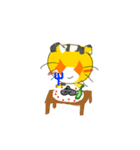 Flower cat life（個別スタンプ：14）