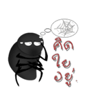 bugging spider and web（個別スタンプ：1）