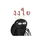 bugging spider and web（個別スタンプ：4）