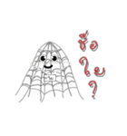 bugging spider and web（個別スタンプ：11）