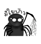 bugging spider and web（個別スタンプ：21）