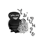 bugging spider and web（個別スタンプ：23）