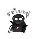 bugging spider and web（個別スタンプ：25）