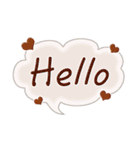 Easy basic words（個別スタンプ：2）