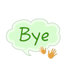 Easy basic words（個別スタンプ：16）