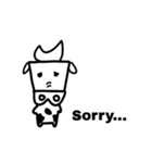 Invisible dairy cattle（個別スタンプ：23）