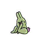 Greenish bunny（個別スタンプ：2）