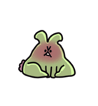 Greenish bunny（個別スタンプ：3）