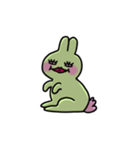Greenish bunny（個別スタンプ：6）