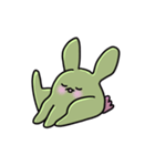 Greenish bunny（個別スタンプ：7）