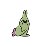 Greenish bunny（個別スタンプ：8）